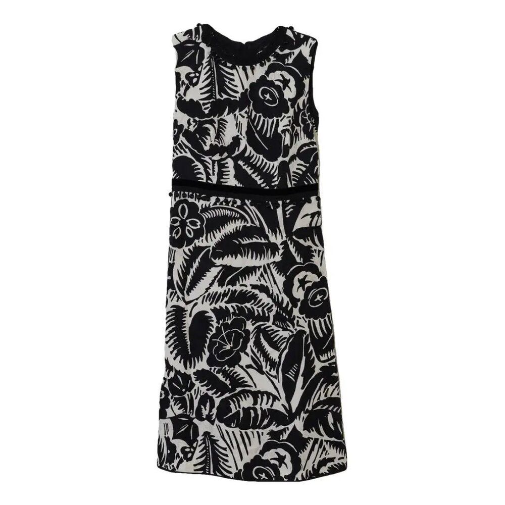 Marc Jacobs Women's 100% Cupro Vegan Luxury Hawaiian Inspired Designer Dress 10